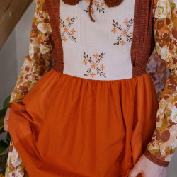 Rita's Brown Crochet Collar 
