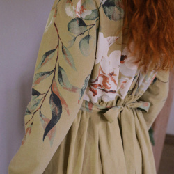 Rita's Green Floral Recycled Dress | M