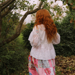 Rita's Recycled Pink Patchwork Skirt | S