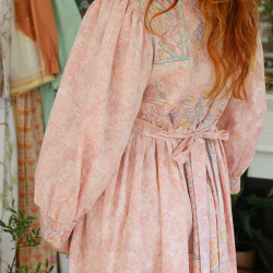 Rita's Soft Peachy Recycled Dress | M/L