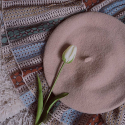 Sandy Wool Beret