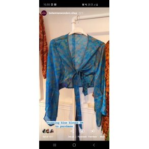 Stunning Blue Blouse 