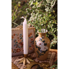 Simple Brass Star Candle Holder