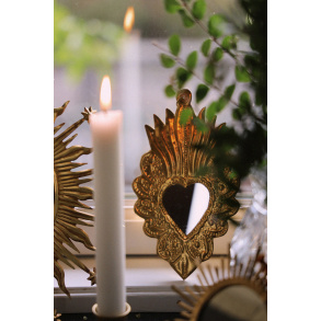 Small Fire Heart Mirror 