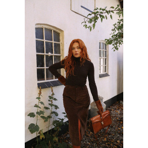 Soft Sunday Mocha Blouse 