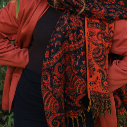 Spicy Pumpkin Scarf &amp; Blanket 