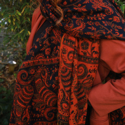 Spicy Pumpkin Scarf &amp; Blanket 