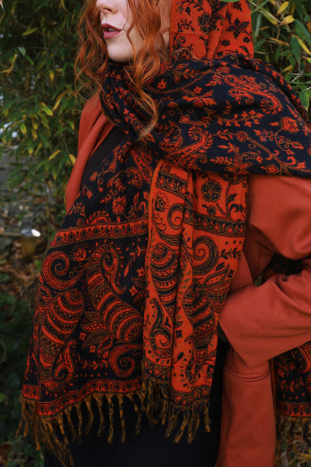 Spicy Pumpkin Scarf &amp; Blanket 