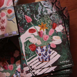 Spring Tulips Postcards - By Elise Buch 