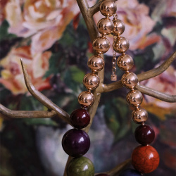 Statement Bead Necklace 