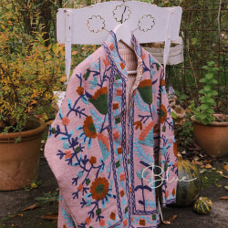 Autumn Flowers Cotton Jacket 