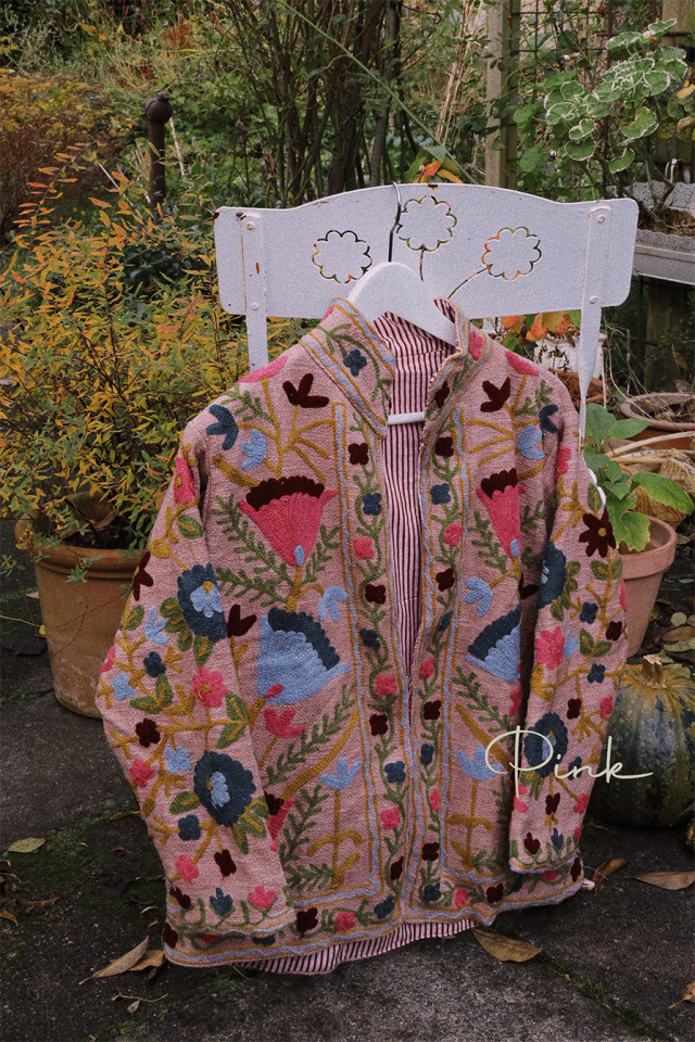 Autumn Flowers Cotton Jacket 