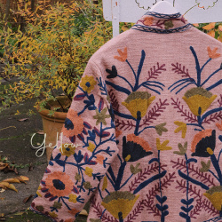 Autumn Flowers Cotton Jacket 
