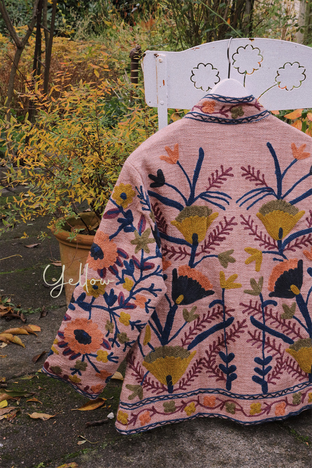 Autumn Flowers Cotton Jacket 