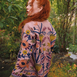 Autumn Flowers Cotton Jacket 