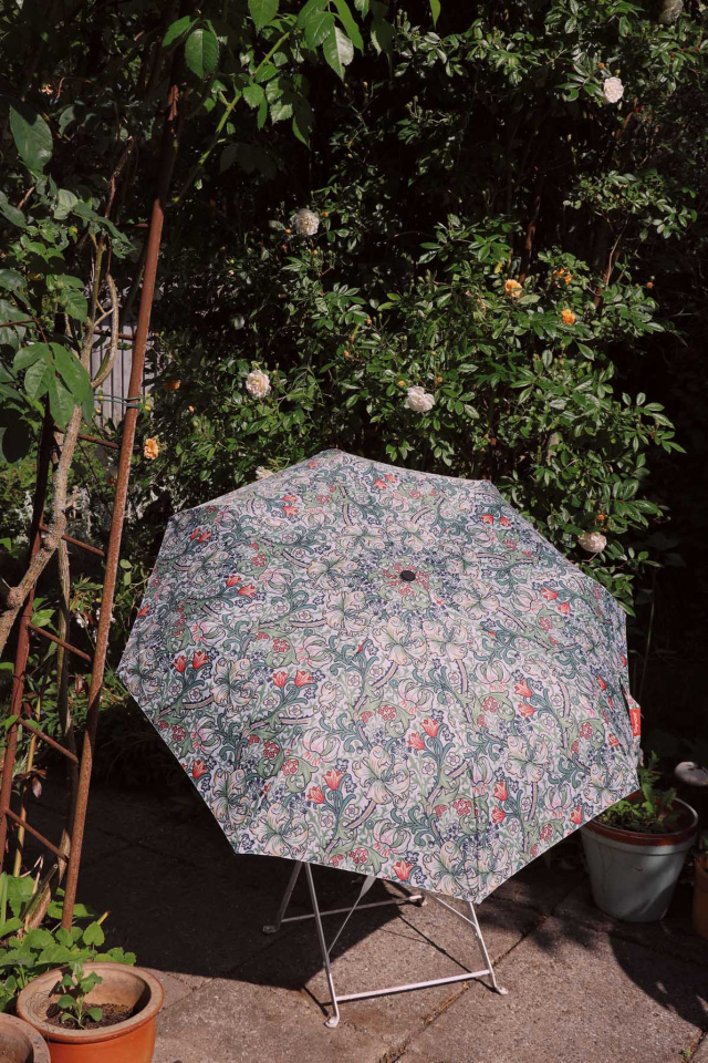William Morris Golden Lily - Art Folding Umbrella