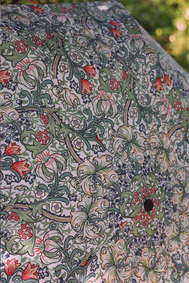 William Morris Golden Lily - Art Folding Umbrella