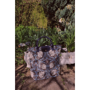 William Morris Pimpernel Thyme Blue - Foldaway Bag