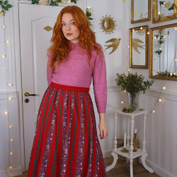 Adorable Pink Handmade Sweater | XS/S