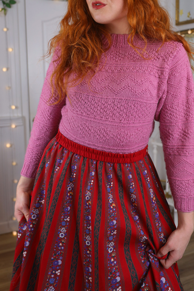 Adorable Pink Handmade Sweater | XS/S
