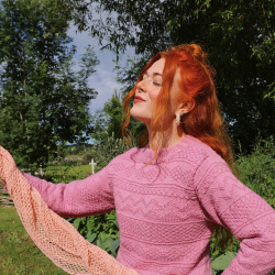 Adorable Pink Handmade Sweater | XS/S