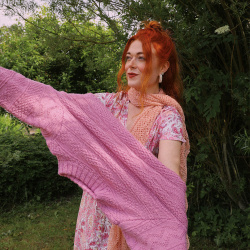 Adorable Pink Handmade Sweater | XS/S