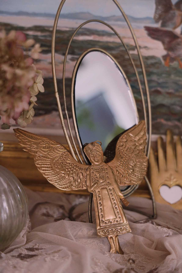 Angel Brass Wall Decoration