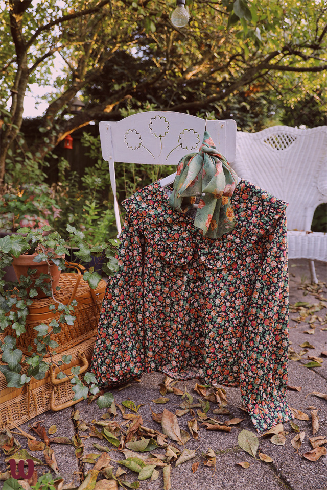 Autumn Air Floral Blouse 