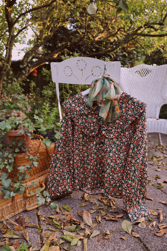 Autumn Air Floral Blouse 