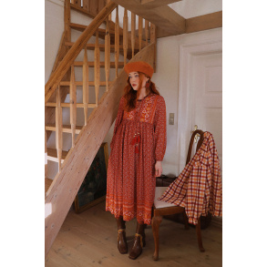Autumn Air Marigold Boho Dress 