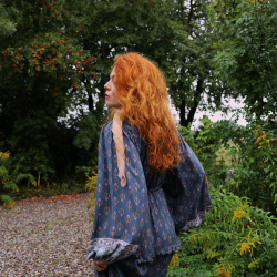 Autumn Boho Child Maxi Dress 