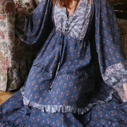 Autumn Boho Child Maxi Dress 