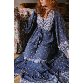 Autumn Boho Child Maxi Dress 