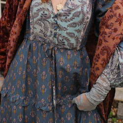 Autumn Boho Child Maxi Dress 