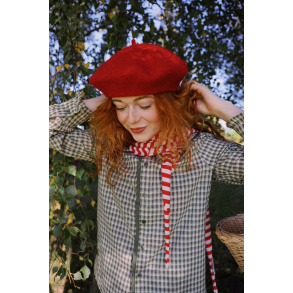 Candy Cane Soft Triangle Scarf