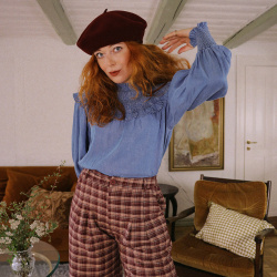 Autumn Kiss Jeans Blouse 