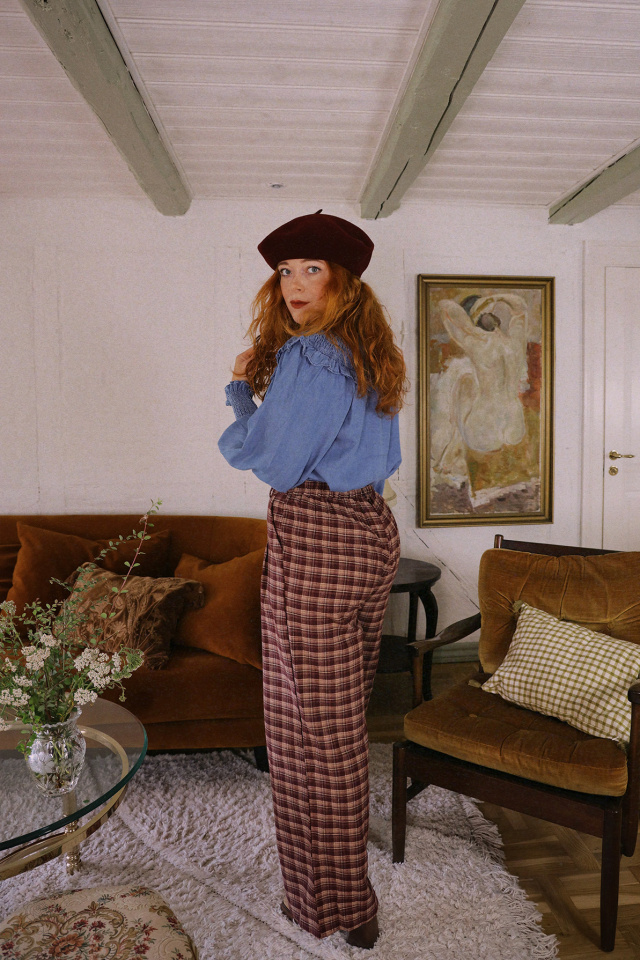 Autumn Kiss Jeans Blouse 