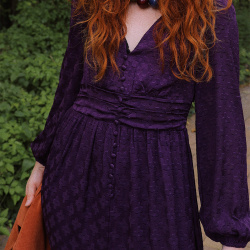 Autumn Wine Maxi Dress 