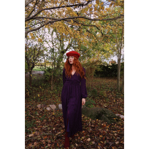 Autumn Wine Maxi Dress 