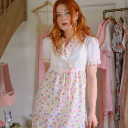 Baby Doll Floral Mini Dress | S