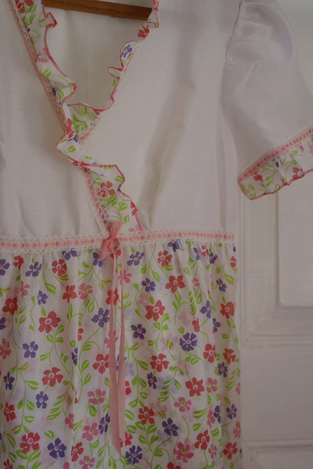 Baby Doll Floral Mini Dress | S