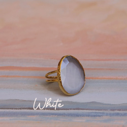 You're A Gem | Glass Ring 