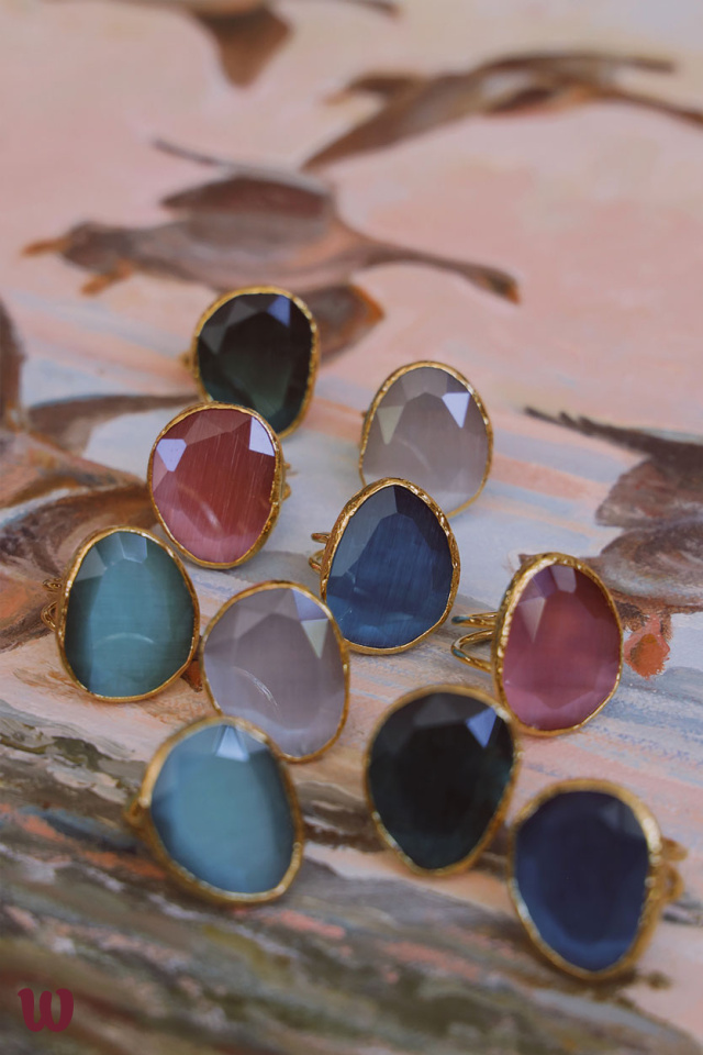 You're A Gem | Glass Ring 