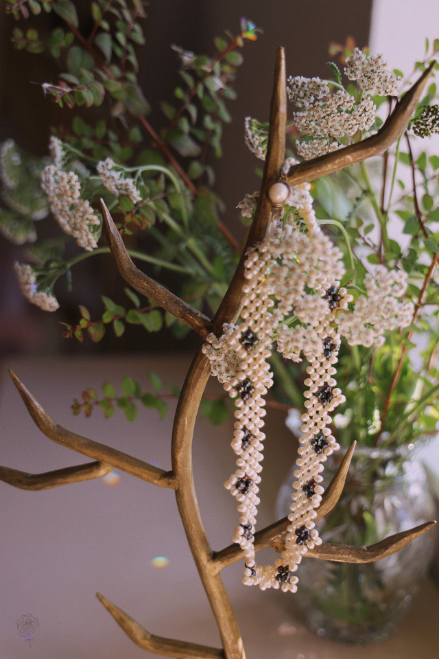 Beaded Vintage Necklace 