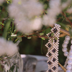 Beaded Vintage Necklace 