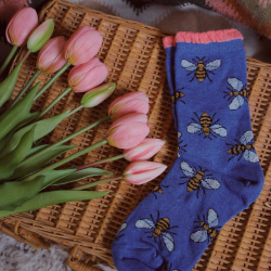 Bee Fantastic Socks | BLUE 