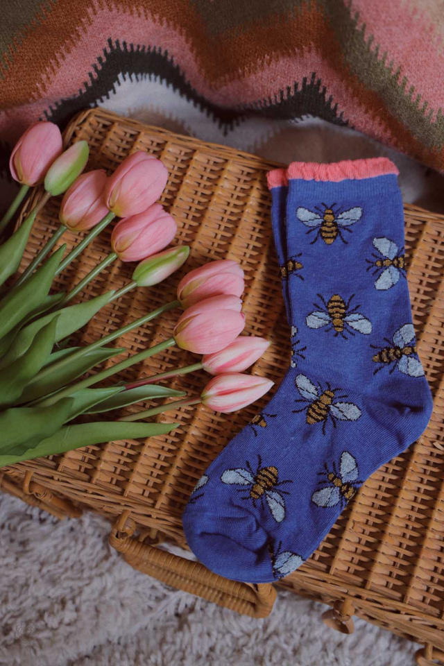 Bee Fantastic Socks | BLUE 