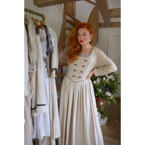 Fluff Top Cottagecore Vintage Dress | M