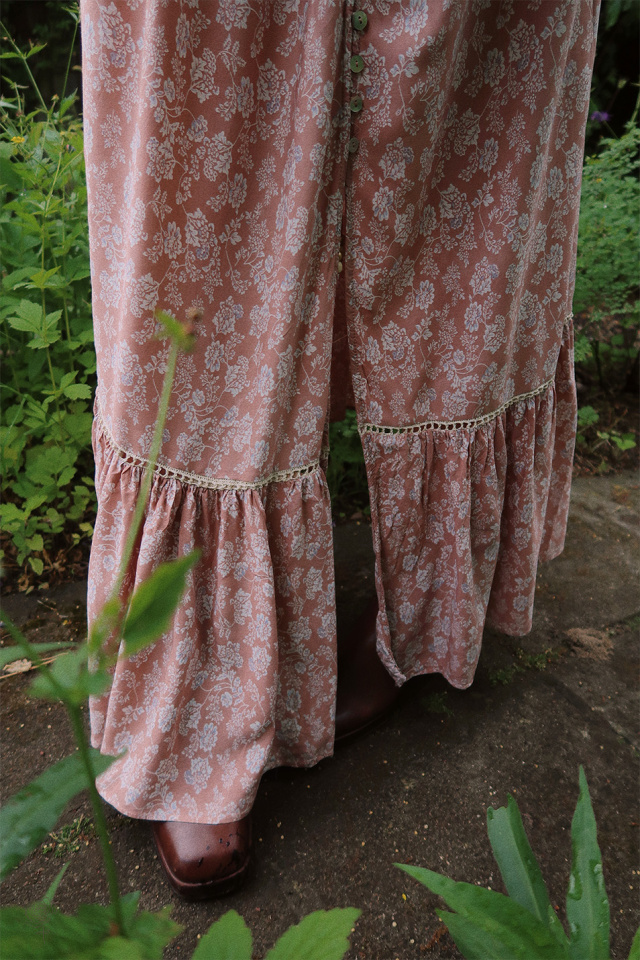 Beige Boheme Summer Dress 