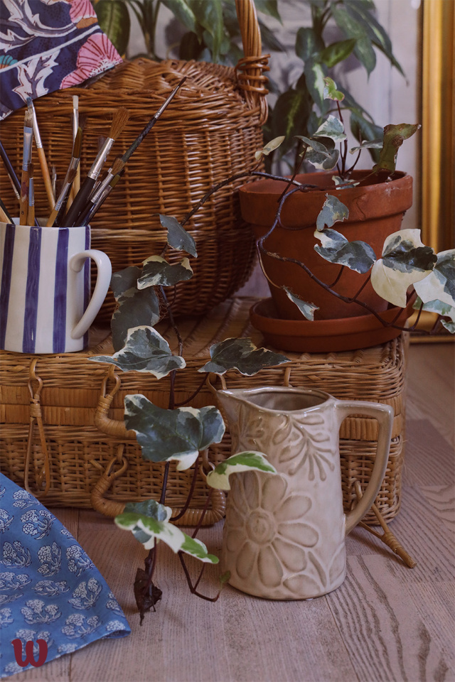 Brown Botanical Jug 